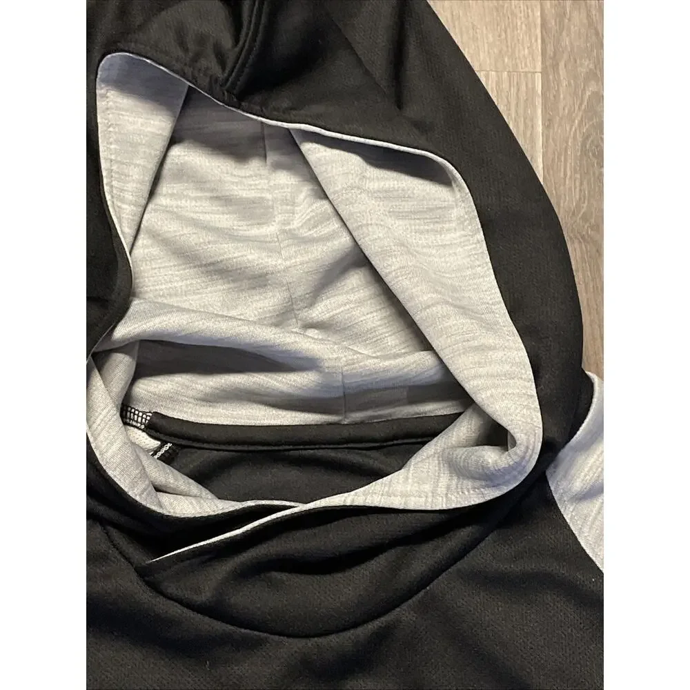 Tapout Gray Tagless LS Work Out Hoodie Men's Size: L - FAST SHIP